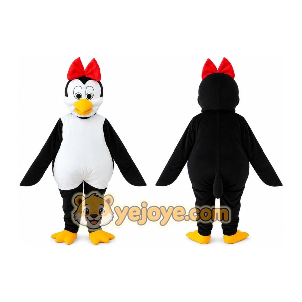 Penguin Girl Cartoon Mascot Costume