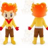Personality Flame Head Doll Cartoon Mascot Costume