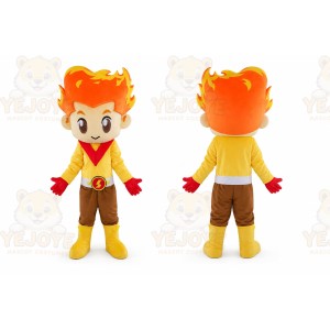 Personality Flame Head Doll Cartoon Mascot Costume