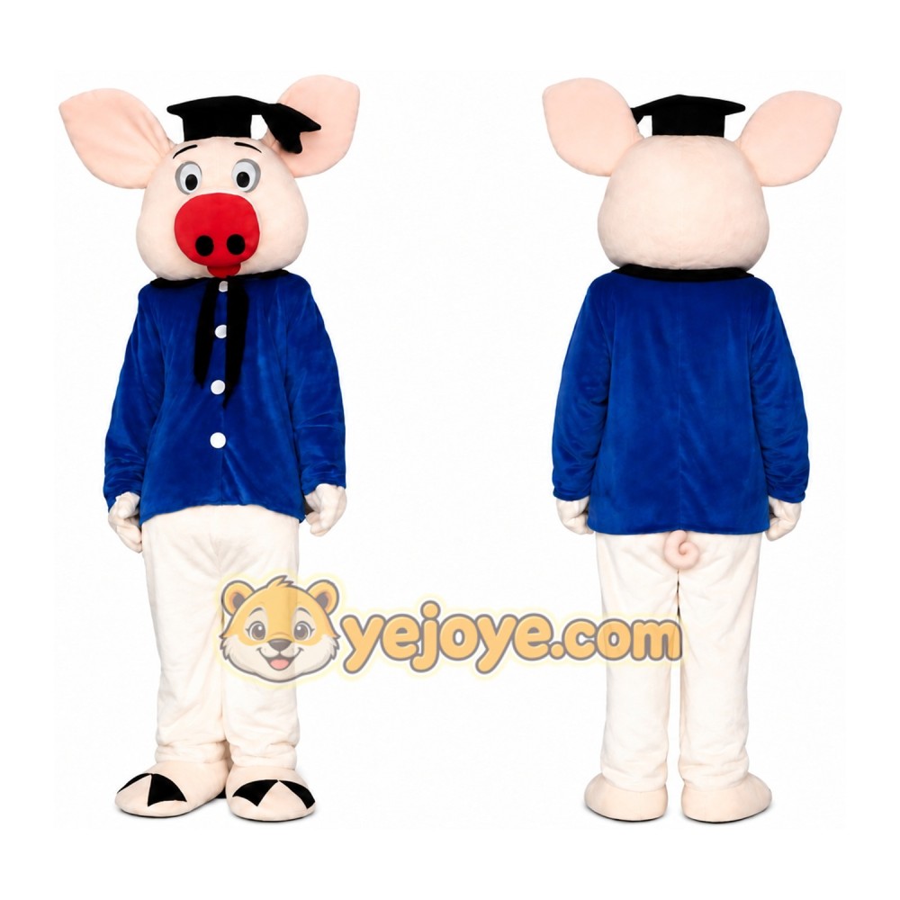 Pig Doctor Mascot Costume Pig Doctor Mascot Costume