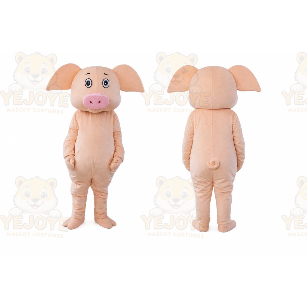 Pig Mascot Costume Cartoon