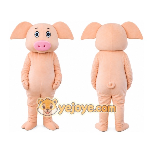 Pig Mascot Costume Cartoon
