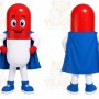 Pill Hero Mascot Costume