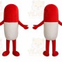 Pills Capsule Mascot Costume Cartoon