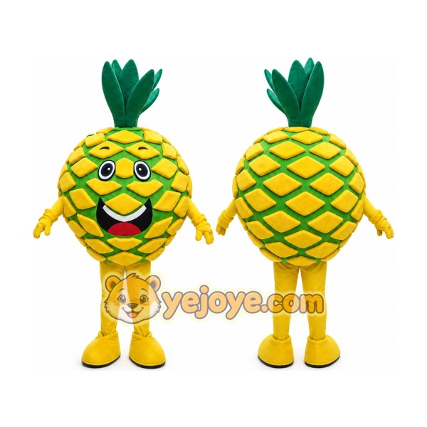 Pineapple Mascot Costume Fruit Cartoon Character