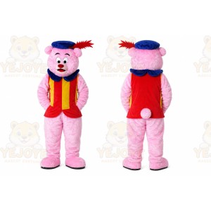 Pink Bear Gumiś Mascot Costumes