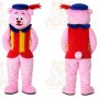 Pink Bear Gumiś Mascot Costumes