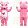 Pink Bear Mascot Costume