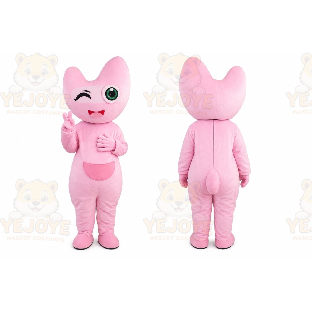 Pink Cartoon Character Costume Cosplay Mascot
