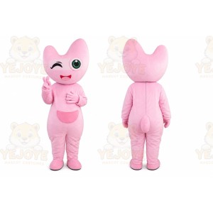Pink Cartoon Character Costume Cosplay Mascot
