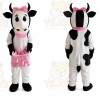 Pink Cow Mascot Costume