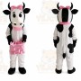 Pink Cow Mascot Costume