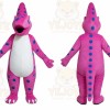 Pink Dino Dinosaur Mascot Costume