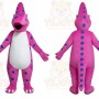 Pink Dino Dinosaur Mascot Costume