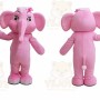 Pink Elephant Character Mascot Costume Cosplay Outfits