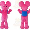 Pink Elephant Mascot Costume Cartoon Costume