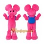 Pink Elephant Mascot Costume Cartoon Costume