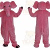Pink Elephant Mascot Costume