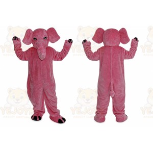Pink Elephant Mascot Costume
