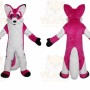 Pink Fox Mascot Costume