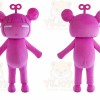 Pink Girl Doll Mascot Costume