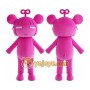 Pink Girl Doll Mascot Costume