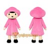 Pink Girl Mascot Costume