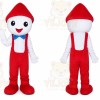 Pink Girl Red Hat Mascot Costume