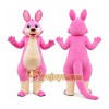 Pink Kangaroo Suit Party Cartoon Mascot Costume Pink Kangaroo Suit Party Cartoon Mascot Costume
