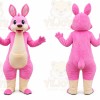 Pink Kangaroo Suit Party Cartoon Mascot Costume