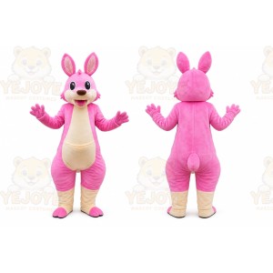 Pink Kangaroo Suit Party Cartoon Mascot Costume