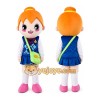 Orange-Haired Cartoon Girl Mascot Costume