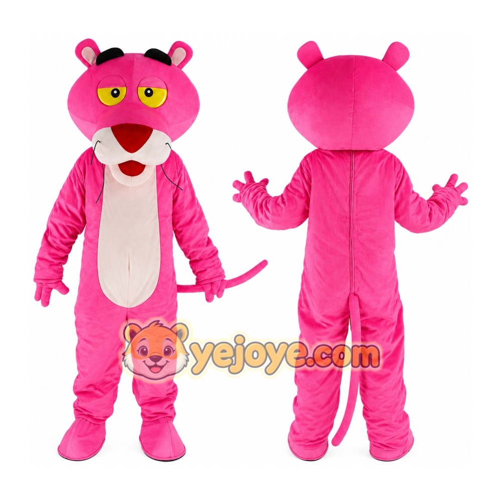 Pink Panther Cartoon Mascot Costume