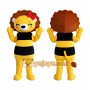 Bee-Themed Lion Mascot Costume