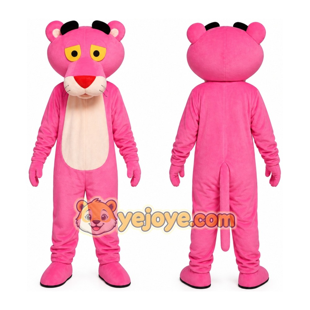 Pink Panther Mascot Costume for Adults