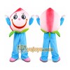 Pink Peach Mascot Costume Pink Peach Mascot Costume