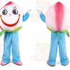 Pink Peach Mascot Costume