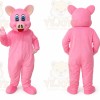 Pink Pig Cartoon Mascot Costume
