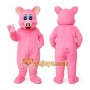 Pink Pig Cartoon Mascot Costume