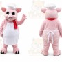 Pink Pig Chef Mascot Costume