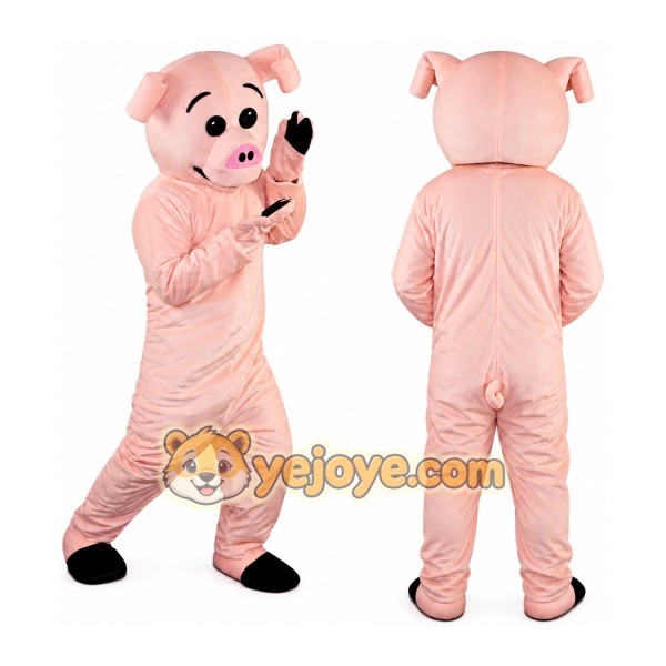 Pink Pig Mascot Costume for Adult