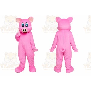 Pink Pig Mascot Costume