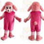 Pink Pregnant Dog Mascot Costume