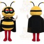 Bee Cartoon Mascot Costume