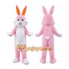 Pink Rabbit Bunny Mascot Costume Pink Rabbit Bunny Mascot Costume