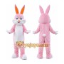 Pink Rabbit Bunny Mascot Costume
