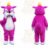 Pink Rose Squirrel Mascot Costume