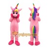 Pink Unicorn Mascot Costume Pink Unicorn Mascot Costume