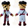 Pirate Bear Custom Mascot Costume