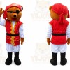 Pirate Bear Mascot Costume Carnival Costume Outfit Suit